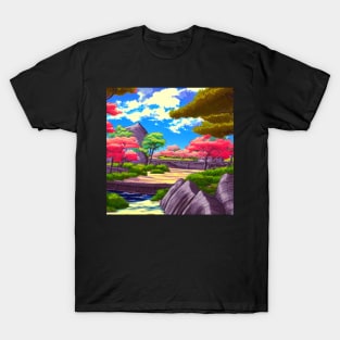 Anime Style Landscape T-Shirt